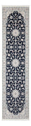 Loper Perzisch tapijt - Nain - Premium - 296 x 81 cm - donkerblauw