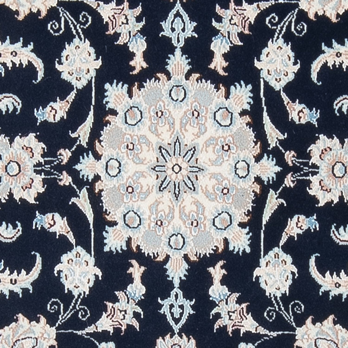 Loper Perzisch tapijt - Nain - Premium - 296 x 81 cm - donkerblauw