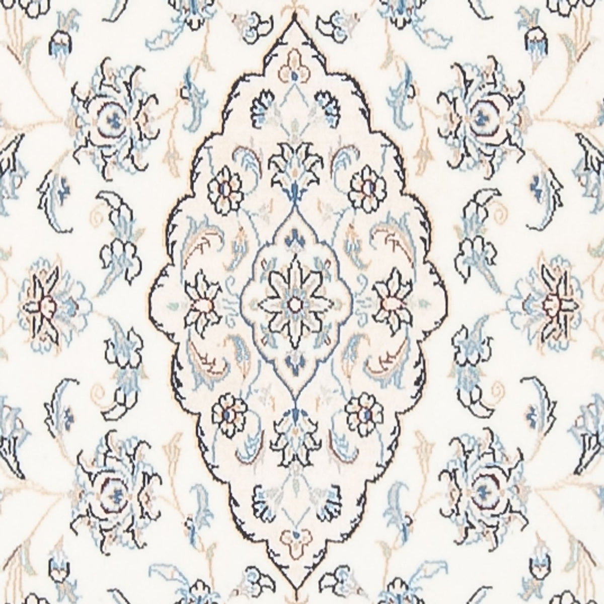 Loper Perzisch tapijt - Nain - Premium - 350 x 84 cm - crème