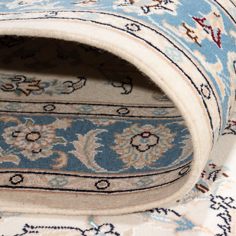 Loper Perzisch tapijt - Nain - Premium - 394 x 91 cm - crème