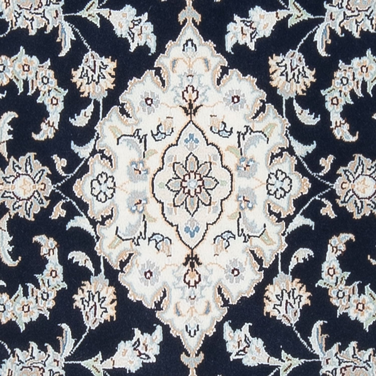 Loper Perzisch tapijt - Nain - Premium - 302 x 81 cm - donkerblauw