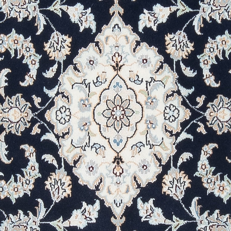 Loper Perzisch tapijt - Nain - Premium - 302 x 81 cm - donkerblauw