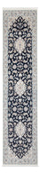 Loper Perzisch tapijt - Nain - Premium - 295 x 80 cm - donkerblauw