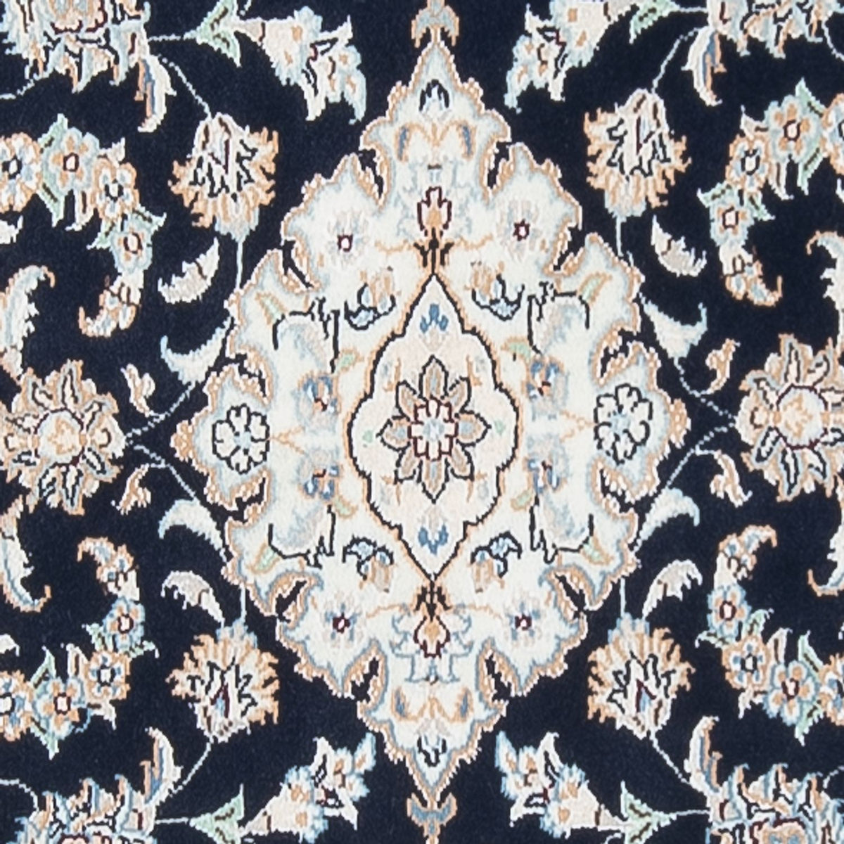 Loper Perzisch tapijt - Nain - Premium - 295 x 80 cm - donkerblauw