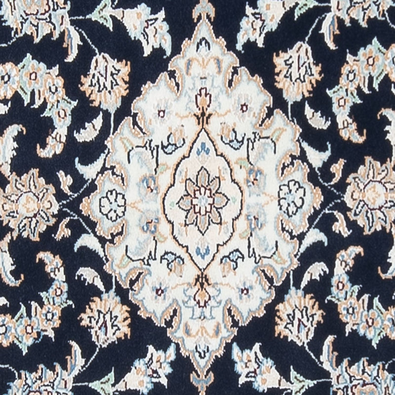 Loper Perzisch tapijt - Nain - Premium - 295 x 80 cm - donkerblauw