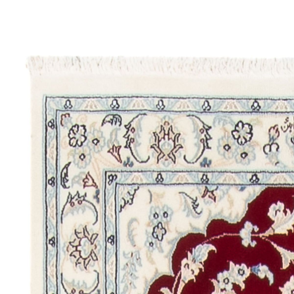 Loper Perzisch tapijt - Nain - Premium - 344 x 80 cm - rood