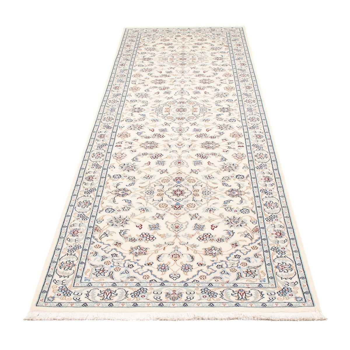 Loper Perzisch tapijt - Nain - Premium - 303 x 81 cm - crème