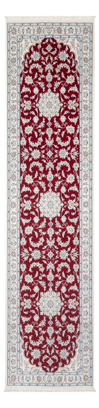 Loper Perzisch tapijt - Nain - Premium - 298 x 83 cm - rood