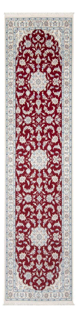 Loper Perzisch tapijt - Nain - Premium - 298 x 83 cm - rood