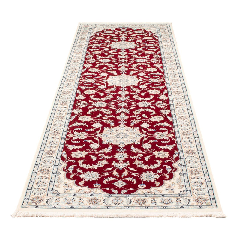Loper Perzisch tapijt - Nain - Premium - 298 x 83 cm - rood