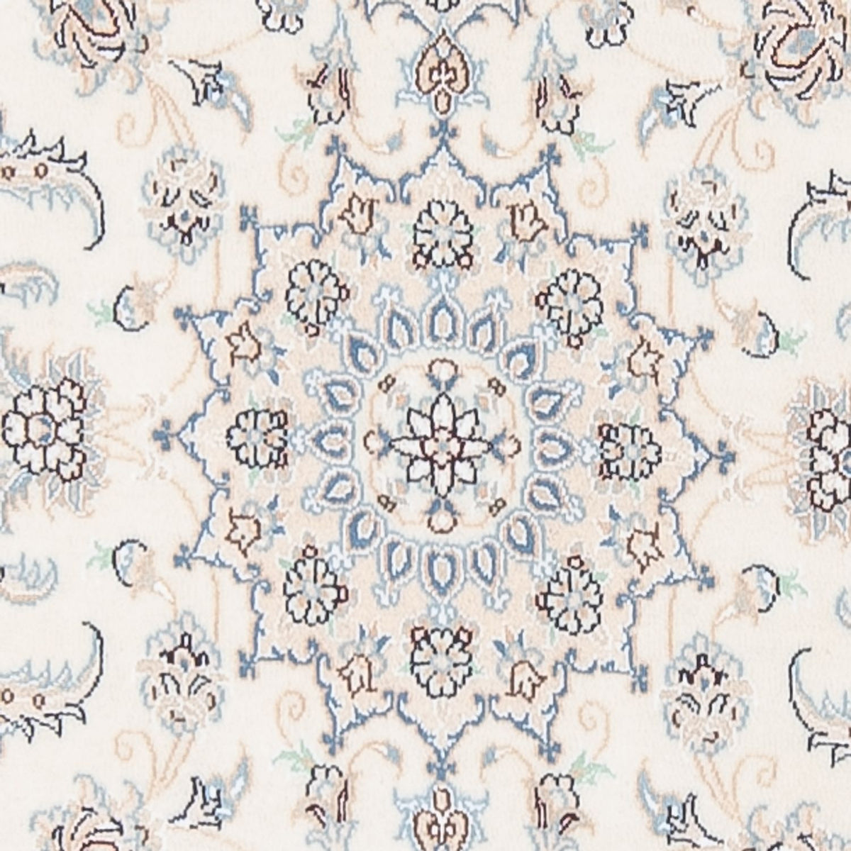 Loper Perzisch tapijt - Nain - Premium - 306 x 90 cm - crème