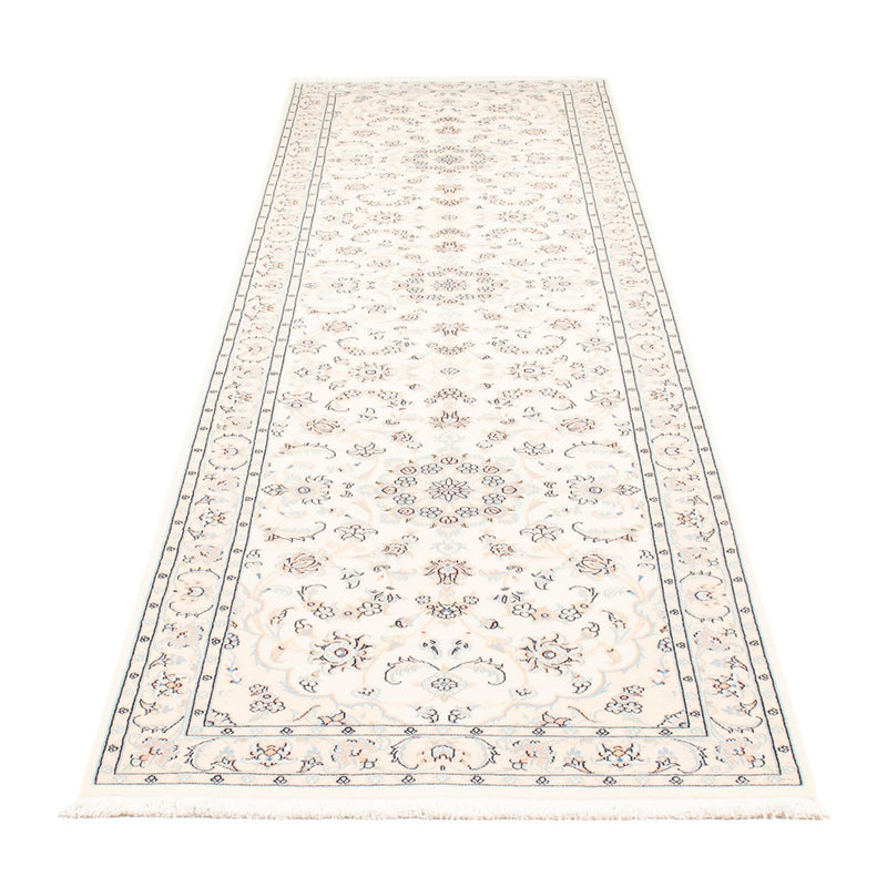 Loper Perzisch tapijt - Nain - Premium - 309 x 80 cm - crème