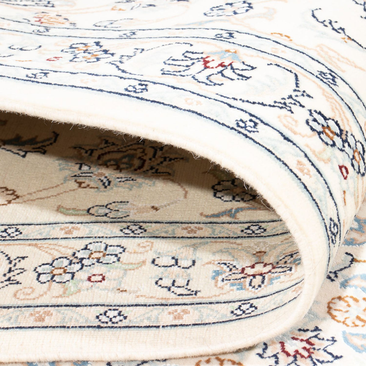 Loper Perzisch tapijt - Nain - Premium - 295 x 80 cm - crème