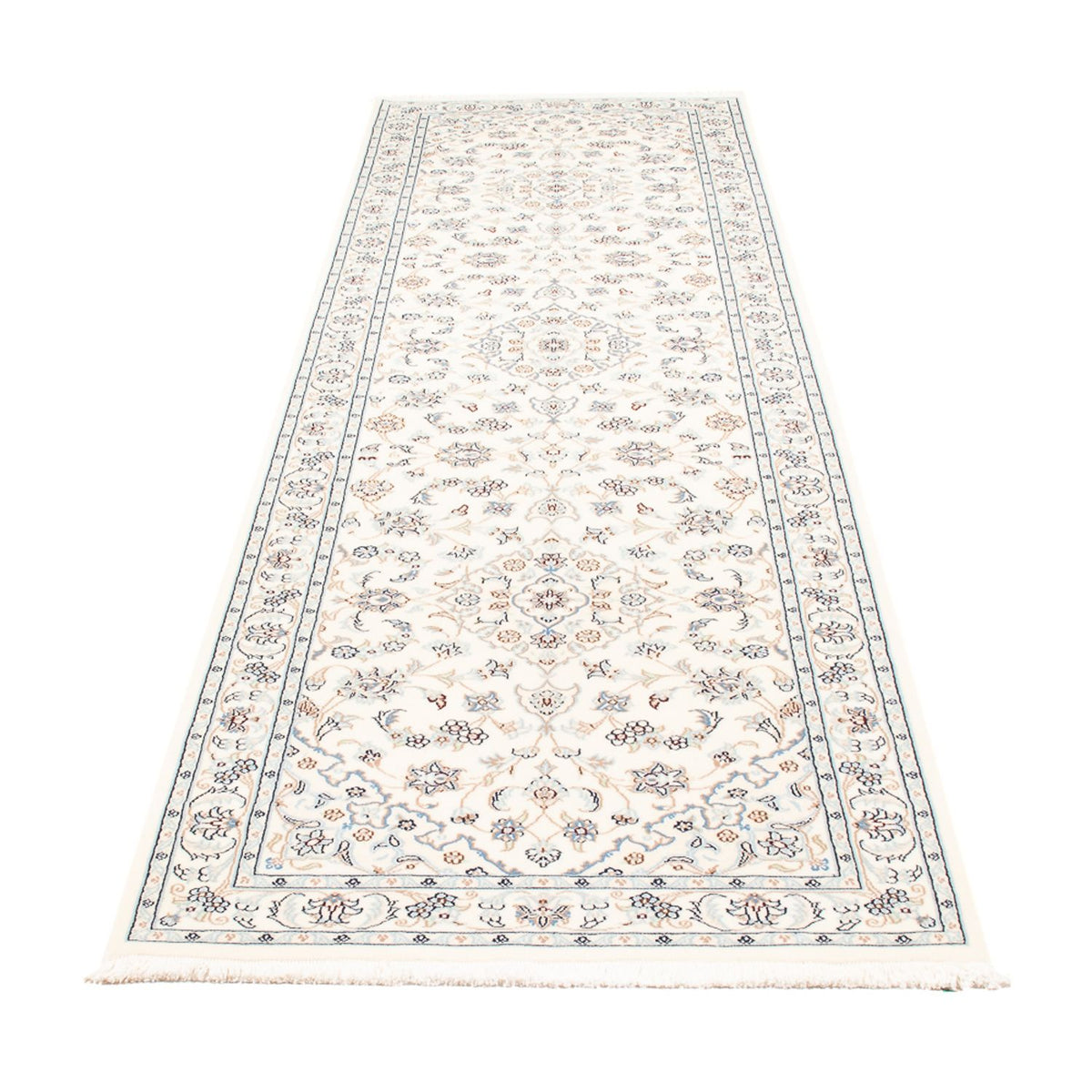 Loper Perzisch tapijt - Nain - Premium - 295 x 80 cm - crème