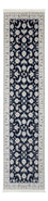 Loper Perzisch tapijt - Nain - Premium - 302 x 82 cm - donkerblauw