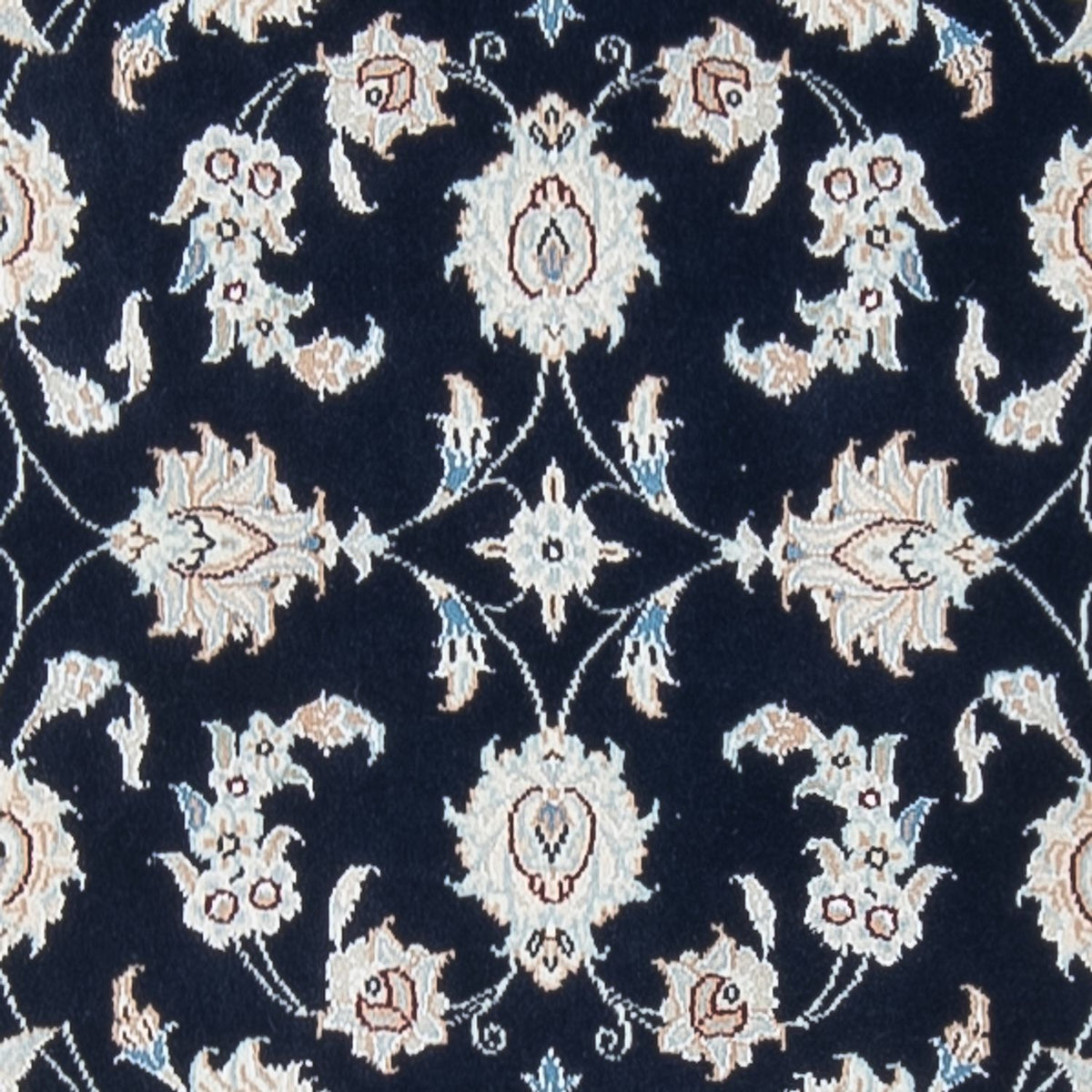 Loper Perzisch tapijt - Nain - Premium - 302 x 82 cm - donkerblauw