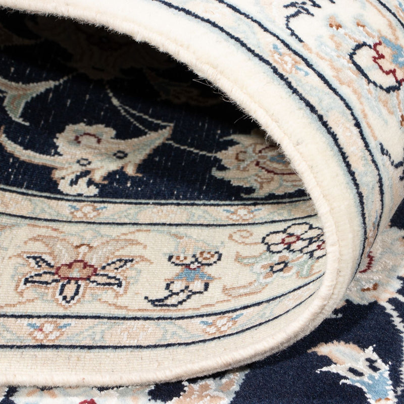 Loper Perzisch tapijt - Nain - Premium - 302 x 82 cm - donkerblauw