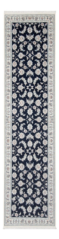 Loper Perzisch tapijt - Nain - Premium - 293 x 81 cm - donkerblauw