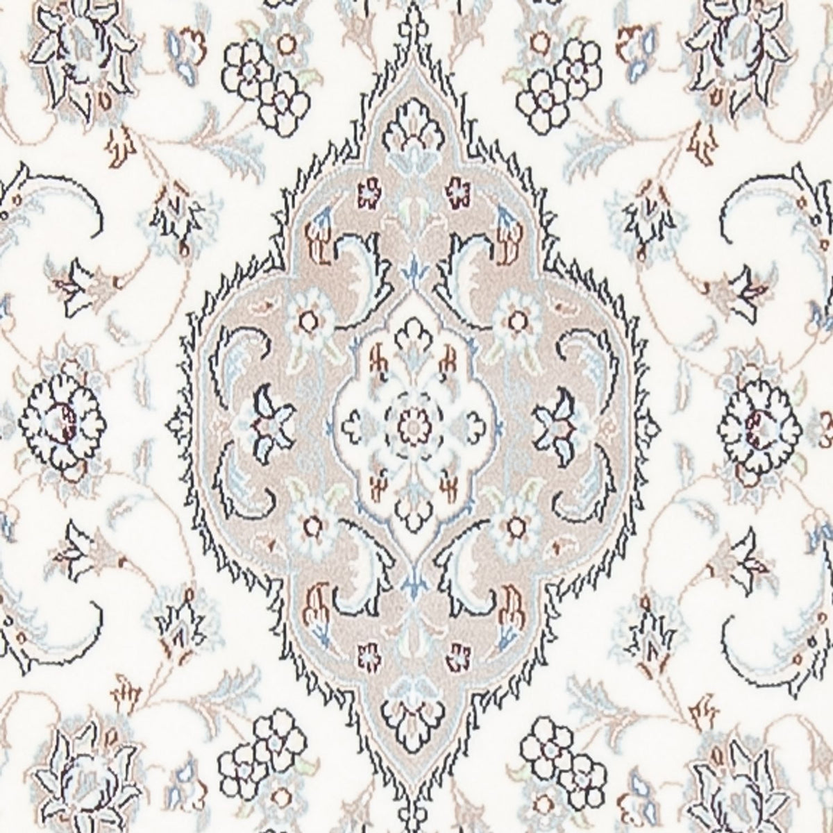 Loper Perzisch tapijt - Nain - Premium - 410 x 90 cm - crème