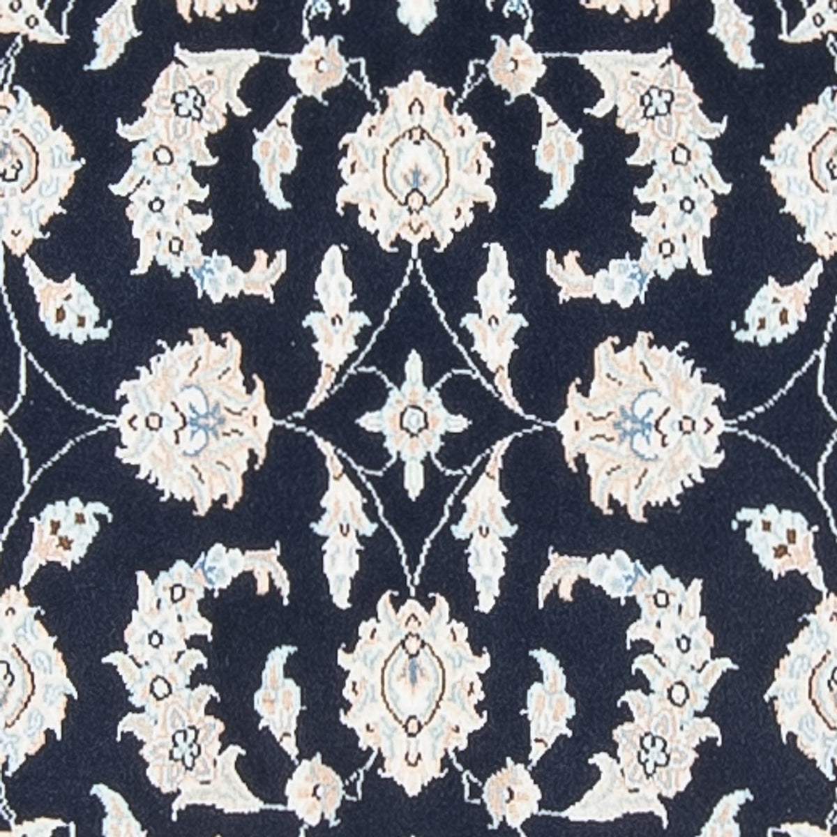 Loper Perzisch tapijt - Nain - Premium - 339 x 85 cm - donkerblauw