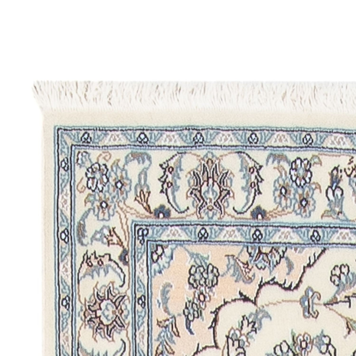 Loper Perzisch tapijt - Nain - Premium - 346 x 84 cm - crème