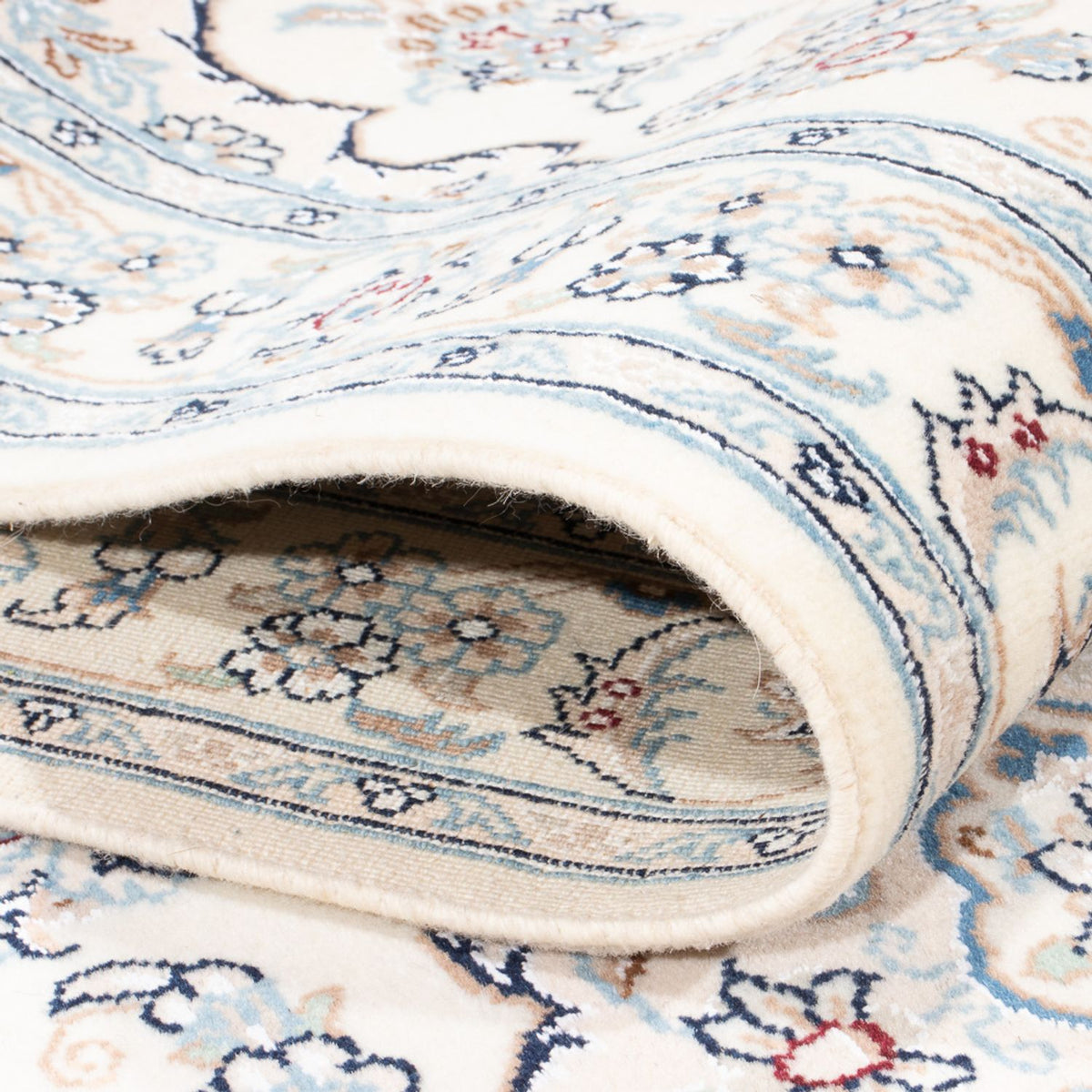 Loper Perzisch tapijt - Nain - Premium - 346 x 84 cm - crème