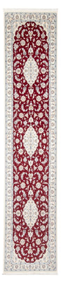 Loper Perzisch tapijt - Nain - Premium - 351 x 85 cm - rood