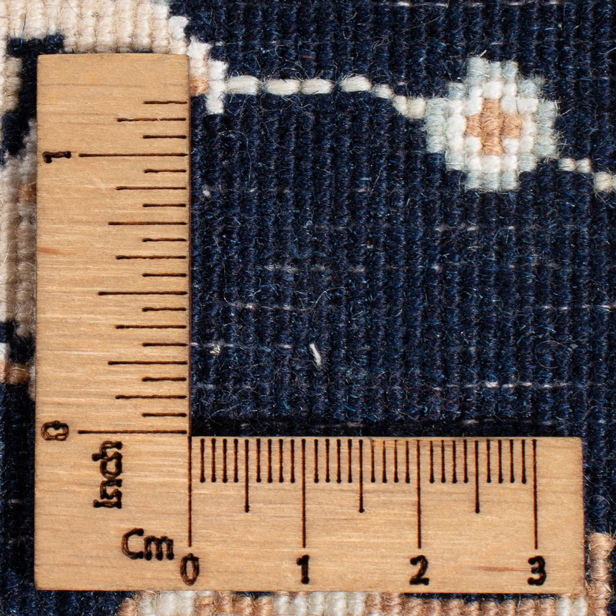 Loper Perzisch tapijt - Nain - Premium - 400 x 90 cm - donkerblauw