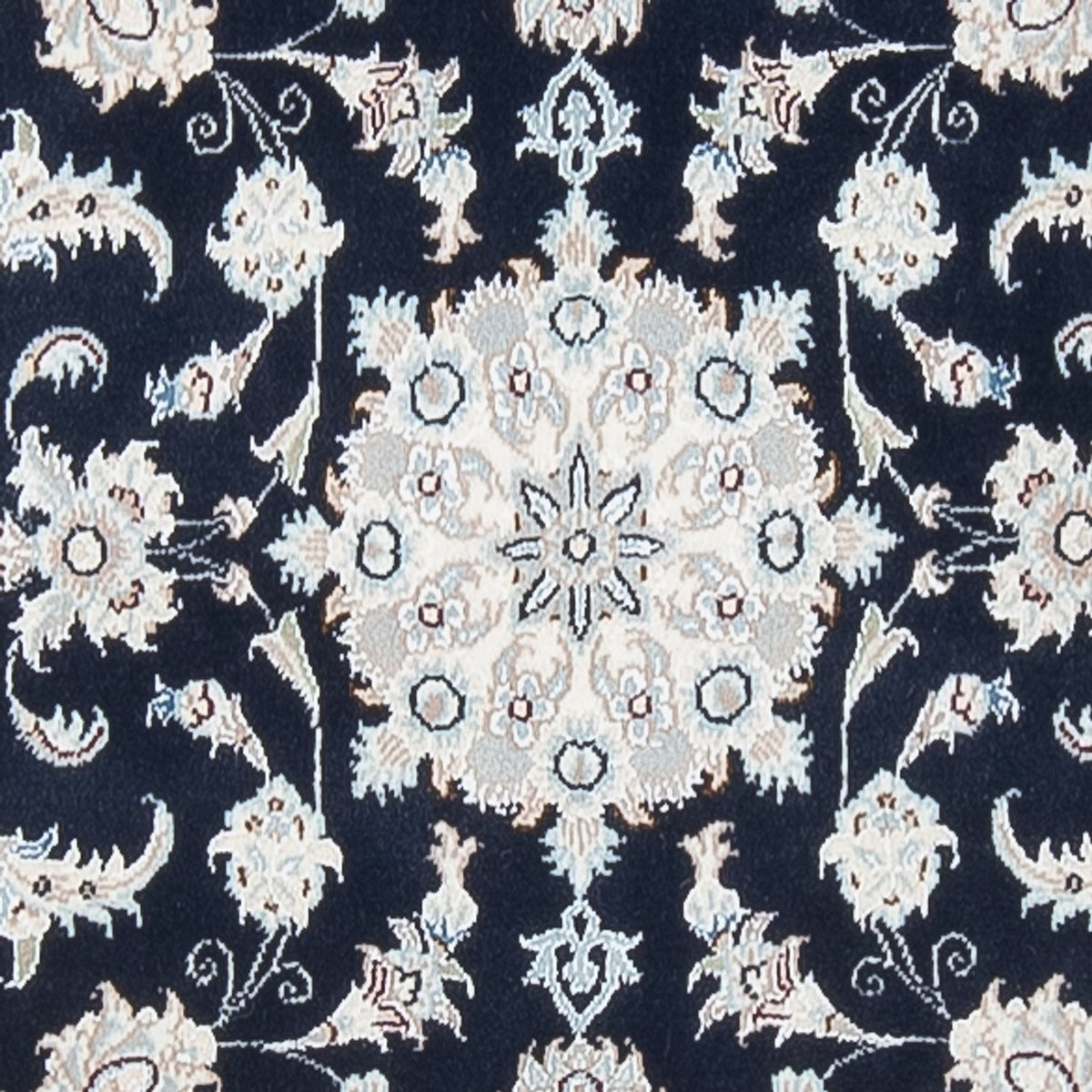 Loper Perzisch tapijt - Nain - Premium - 294 x 80 cm - donkerblauw