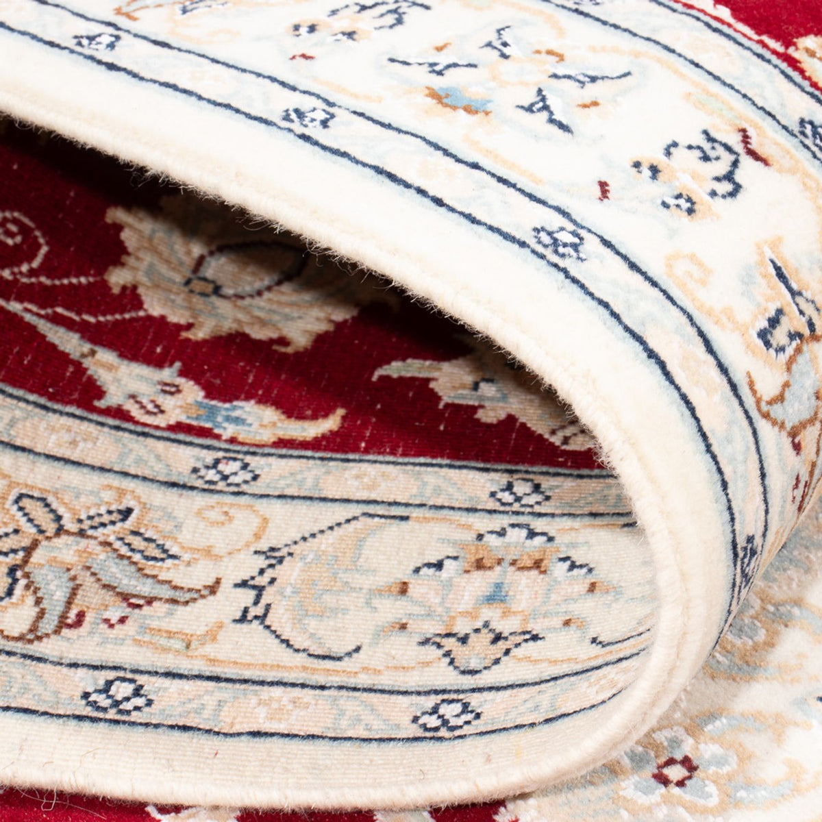 Loper Perzisch tapijt - Nain - Premium - 302 x 82 cm - rood