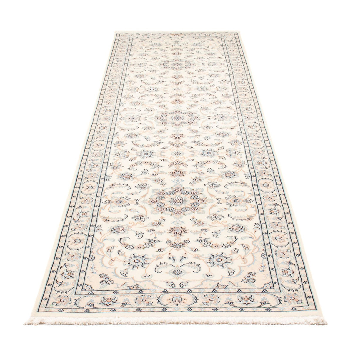 Loper Perzisch tapijt - Nain - Premium - 309 x 83 cm - crème