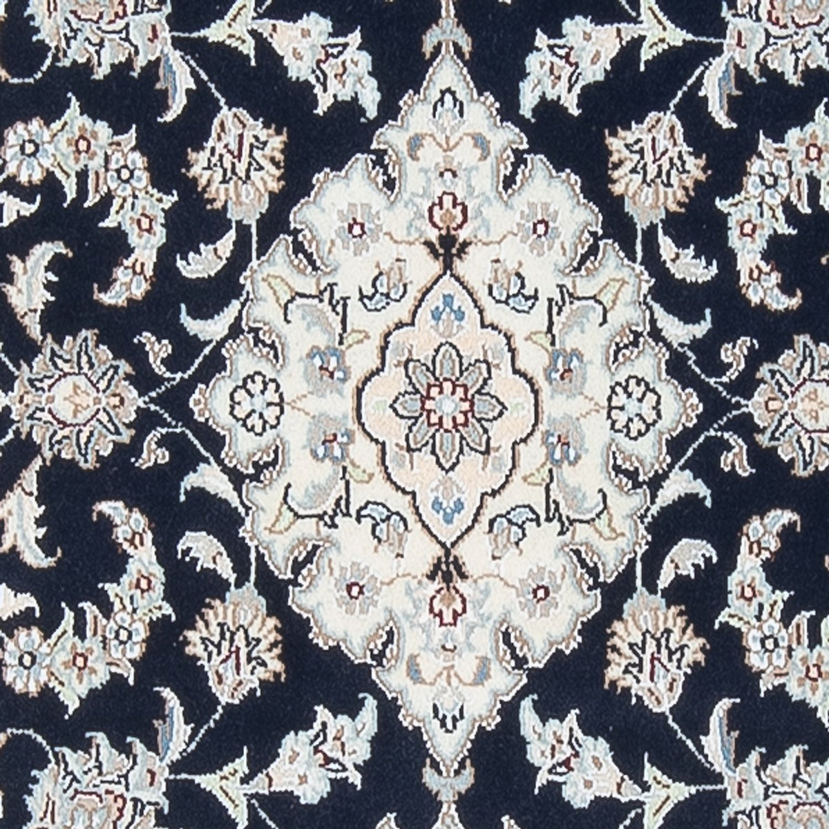 Loper Perzisch tapijt - Nain - Premium - 300 x 80 cm - donkerblauw