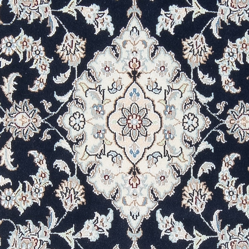 Loper Perzisch tapijt - Nain - Premium - 300 x 80 cm - donkerblauw