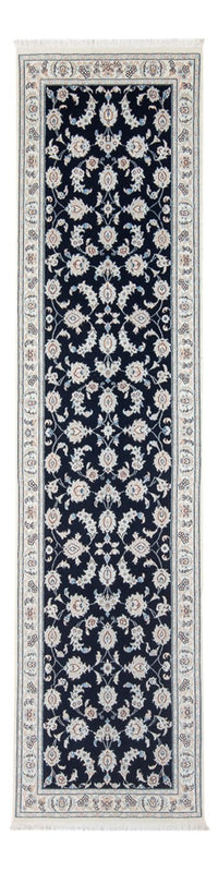 Loper Perzisch tapijt - Nain - Premium - 290 x 81 cm - donkerblauw