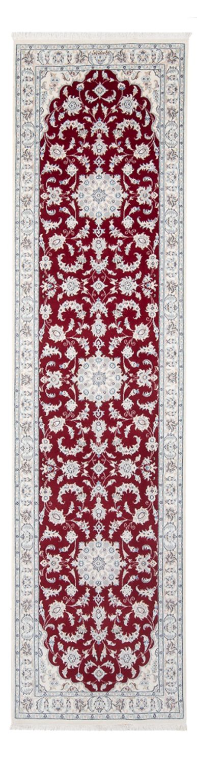 Loper Perzisch tapijt - Nain - Premium - 297 x 81 cm - rood