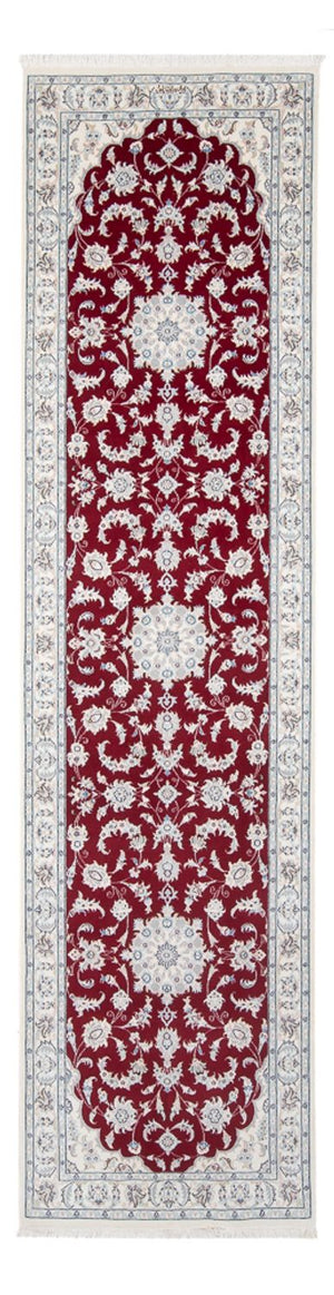 Loper Perzisch tapijt - Nain - Premium - 297 x 81 cm - rood