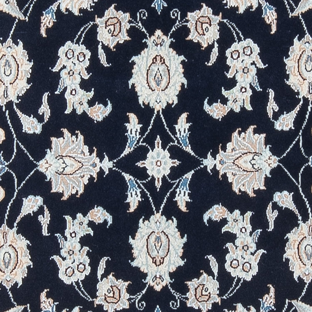 Loper Perzisch tapijt - Nain - Premium - 302 x 80 cm - donkerblauw