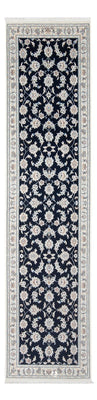Loper Perzisch tapijt - Nain - Premium - 302 x 82 cm - donkerblauw
