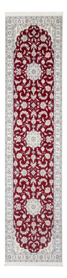 Loper Perzisch tapijt - Nain - Premium - 302 x 82 cm - rood