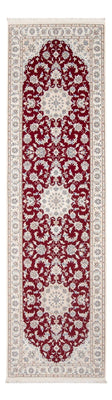 Loper Perzisch tapijt - Nain - Premium - 297 x 92 cm - rood