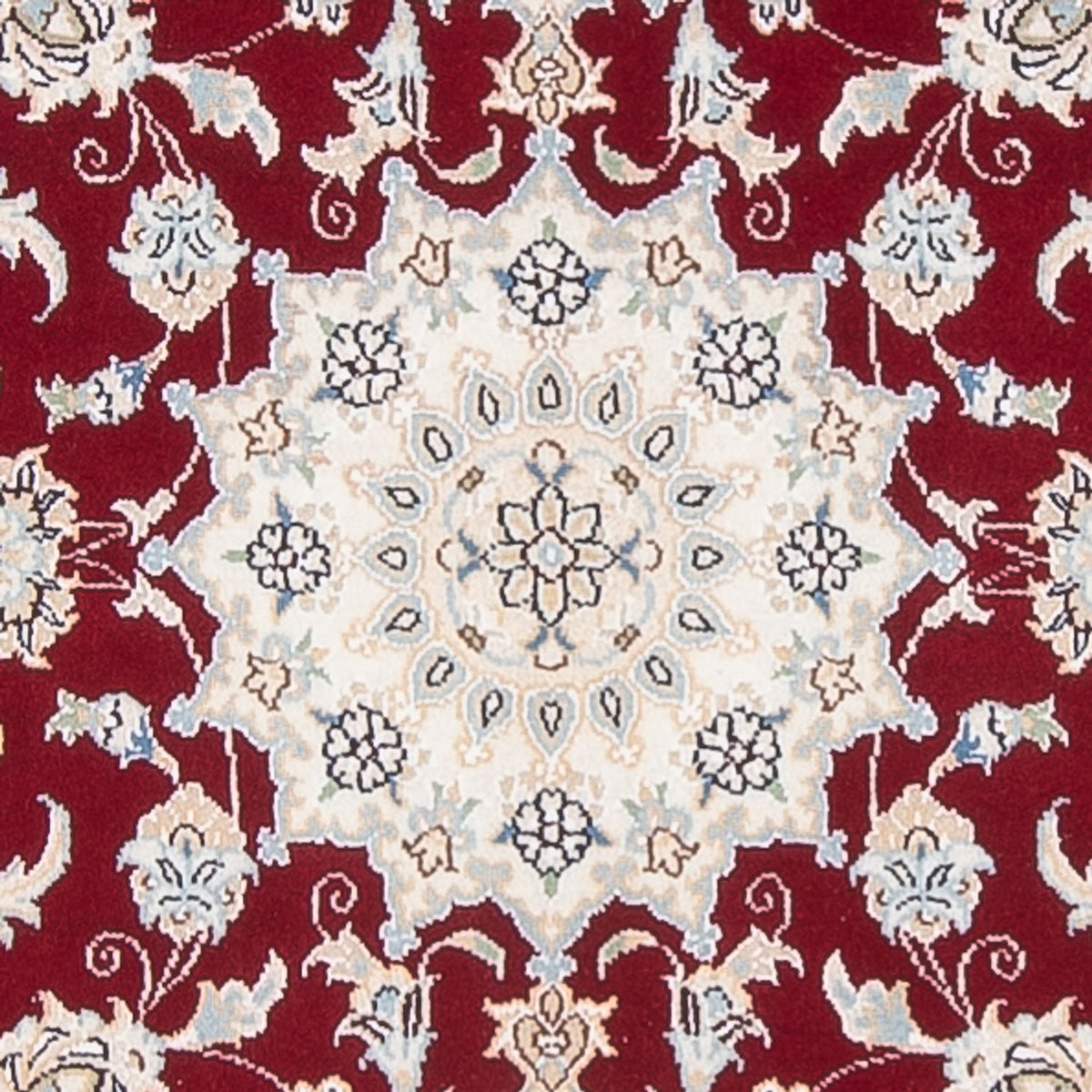 Loper Perzisch tapijt - Nain - Premium - 297 x 92 cm - rood