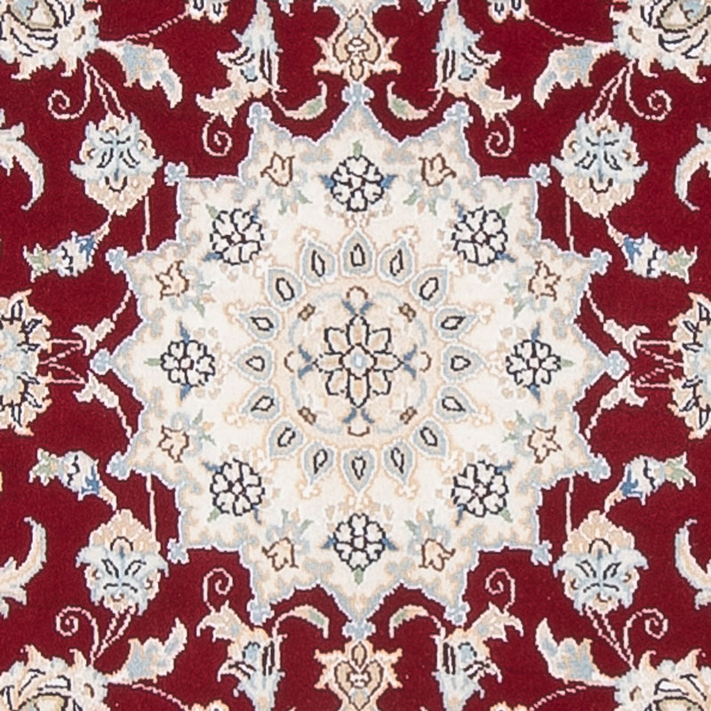 Loper Perzisch tapijt - Nain - Premium - 297 x 92 cm - rood