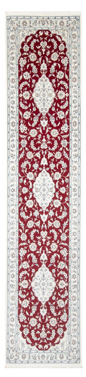 Loper Perzisch tapijt - Nain - Premium - 354 x 86 cm - rood
