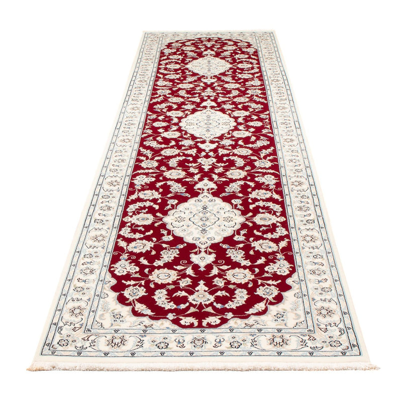 Loper Perzisch tapijt - Nain - Premium - 354 x 86 cm - rood