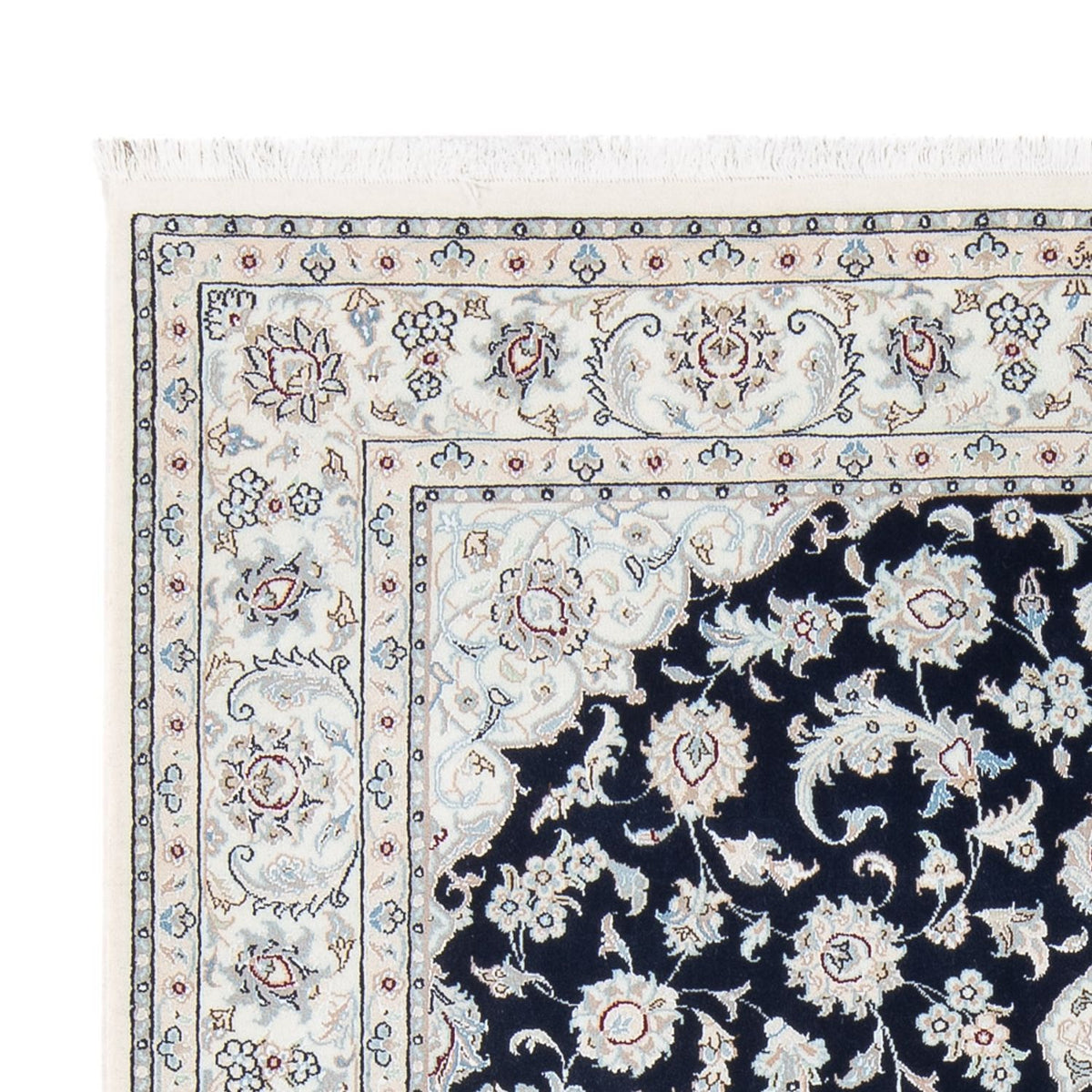 Perzisch tapijt - Nain - Premium - 200 x 150 cm - donkerblauw