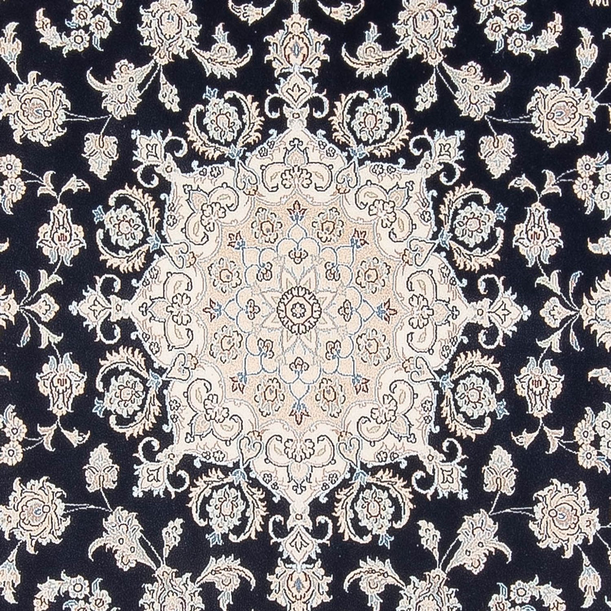 Perzisch tapijt - Nain - Premium - 301 x 202 cm - donkerblauw