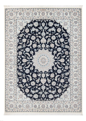 Perzisch tapijt - Nain - Premium - 199 x 149 cm - donkerblauw