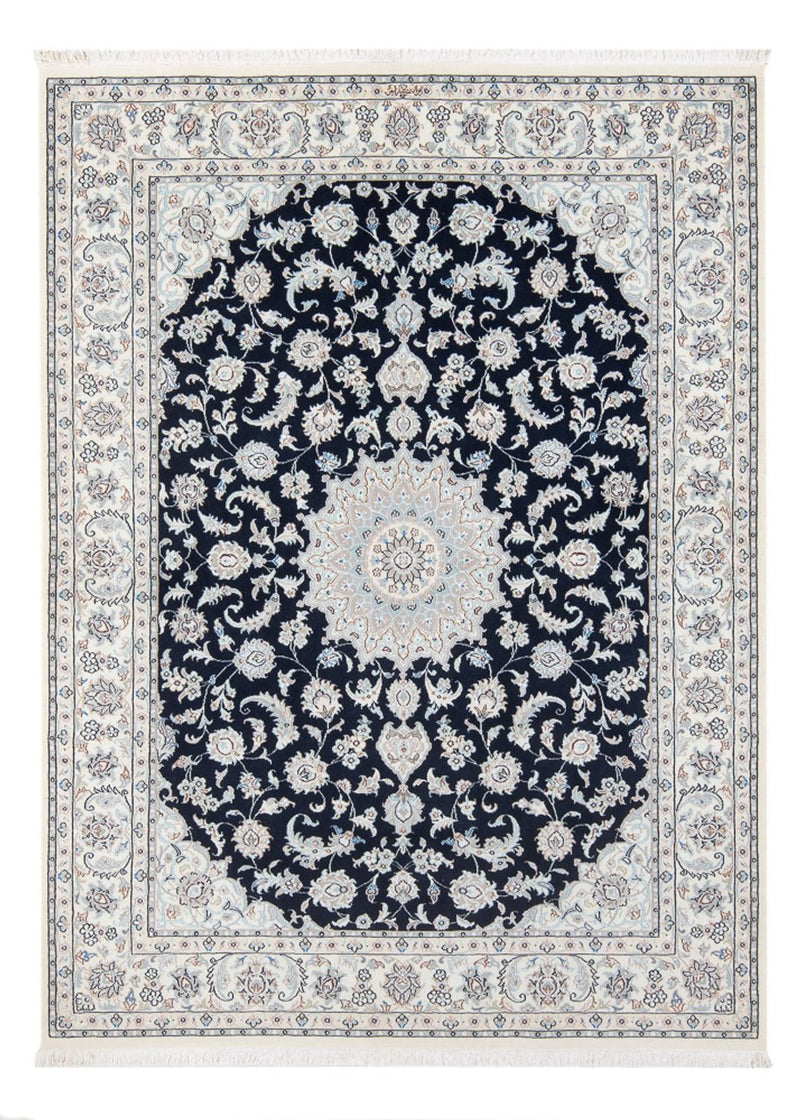 Perzisch tapijt - Nain - Premium - 199 x 149 cm - donkerblauw