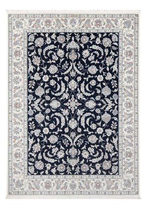Perzisch tapijt - Nain - Premium - 202 x 150 cm - donkerblauw