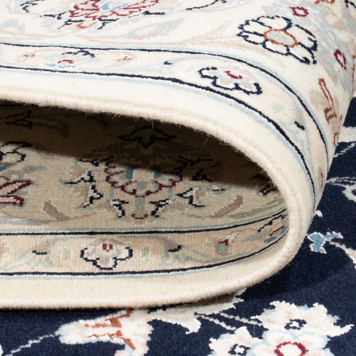 Perzisch tapijt - Nain - Premium - 202 x 150 cm - donkerblauw